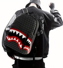 Zaino Shark Bocca Squalo - Leggero, Resistente, Lavabile e Capiente