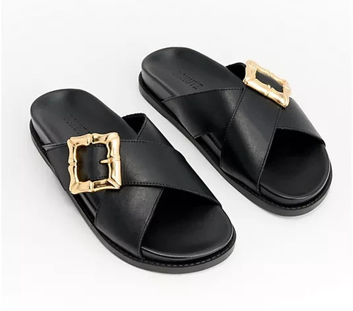 Sandali schutz pelle con - schutz, in