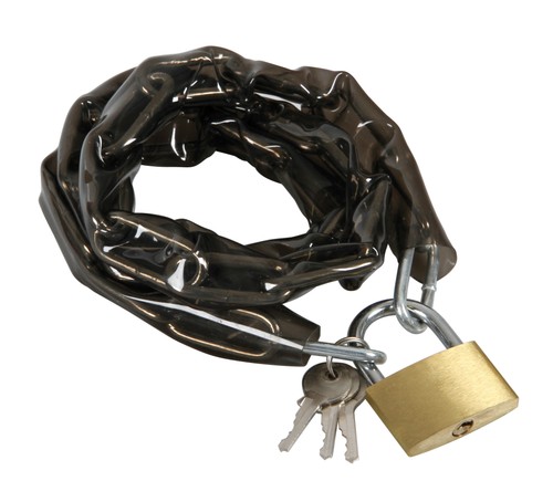 Catena antifurto con - , lucchetto