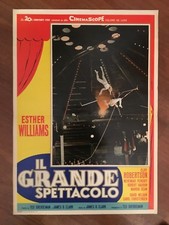 FOTOBUSTA,B4, IL GRANDE SPETTACOLO The Big Show Esther Williams CIRCO TRAPEZIO