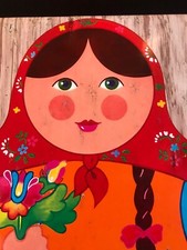 grande scatola in latta vintage Russa