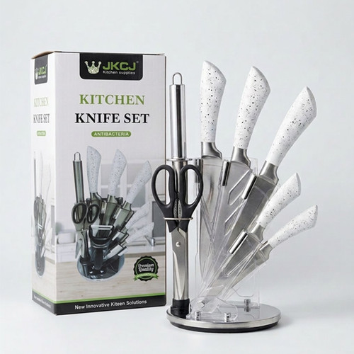 Ceppo coltelli cucina girevole - coltelli,