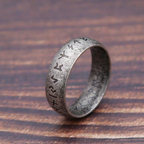 Anello runa vichinga retrò - runa,