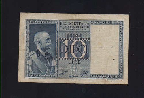Regno italia 10 lire - d',