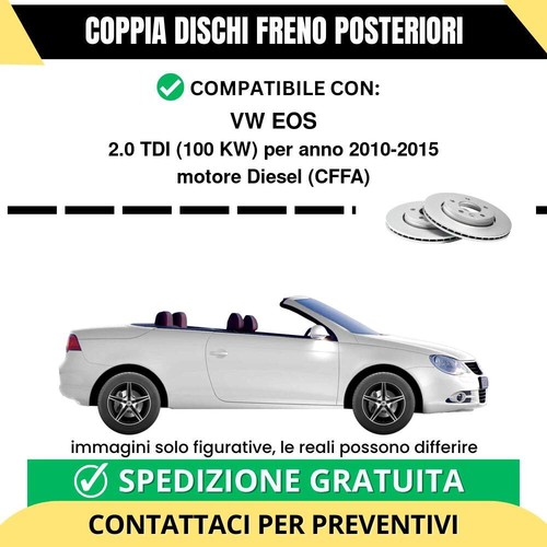 Coppia dischi freno posteriori - dischi,