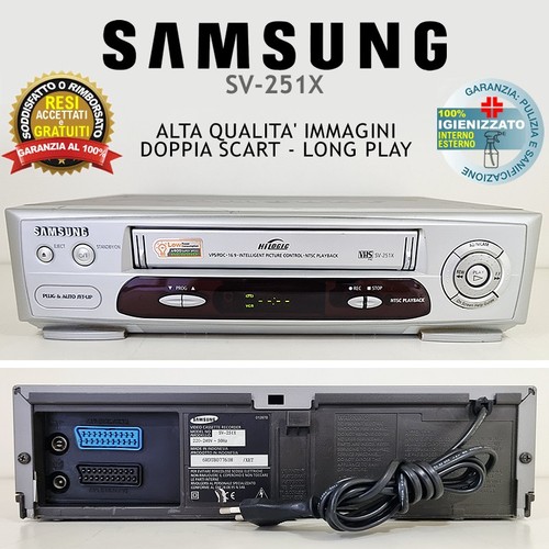 Videoregistratore vhs samsung - videoregistratore,