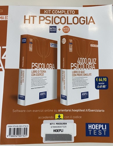 Hoepli test psicologia kit - test,