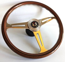 Volante in legno adatto per VW Wolfsburg Maggiolino LUISI 1200 1300 1302 1600...
