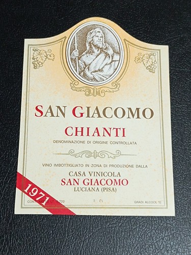 Etichetta vino chianti san - vino,