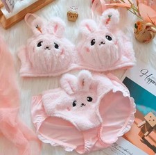 Lussuoso set reggiseno peluche