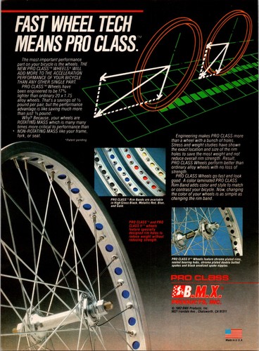 Pubblicità stampa ruote bmx - z,