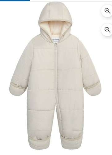 Carter crema puffer tuta da - crema,