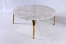 30 " Bianco Quarzo Rotondo