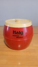  PORTA GHIACCIO HAIG SCOTCH WHISKY MADE IN ENGLAND OLD  60/70 VINTAGE 17CM H 16