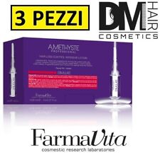 3 PEZZI FARMAVITA Stimulate Hair Loss Control Intensive 12x8ml FIALE ANTICADUTA
