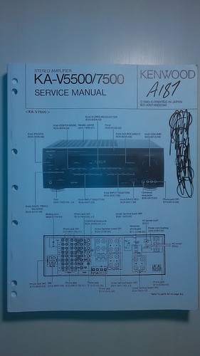 Kenwood v5500 7500 manuale - kenwood,