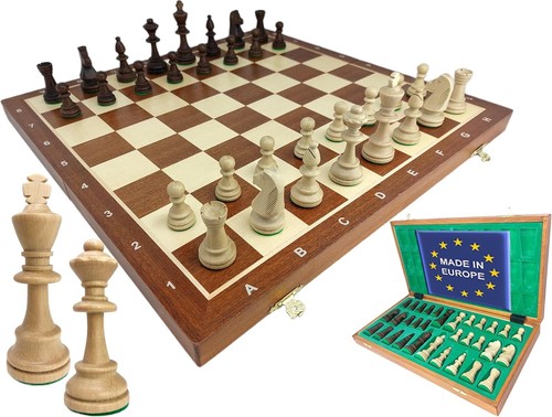 Scacchiera legno 48x48cm - in,