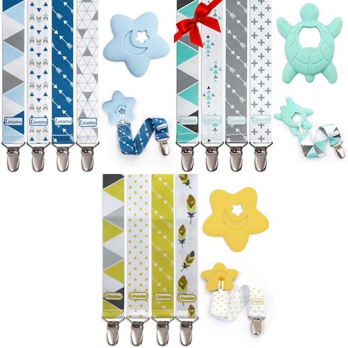 4er set catenella ciuccio con - set,