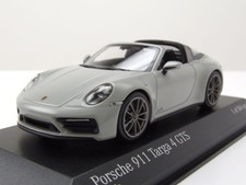 Porsche 911 992 Targa 4 GTS 2022 grigio calce modellino auto 1:43 Minichamps