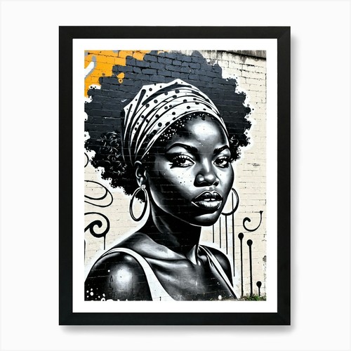 Quadro vintage graffiti murale - quadro,