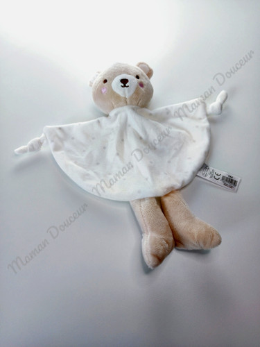 Doudou plat rond - rond, hochet