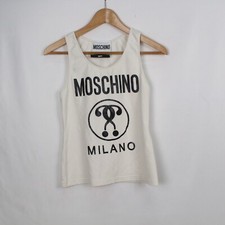 Canotta Moschino Bianca Taglia