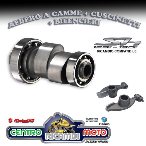 Albero asse camme - a, cuscinetti