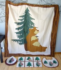 Set Bagno Tenda Doccia Tappeti