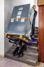 Carrello saliscale elettrico - carrello,