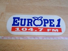 Autocollant Radio EUROPE 1 - 104.7 FM