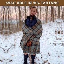 Tradizionale scozzese vintage grandi kilt uomo tartan grande kilt XVI secolo