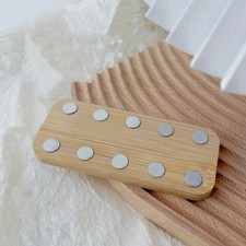 Espositore magnetico per nail art in legno per strumenti per unghie