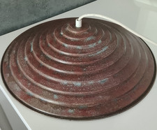 Antico Lampadario a Sospensione da Soffitto in Rame Vintage Modernariato