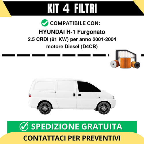 Kit filtri tagliando per - 4,