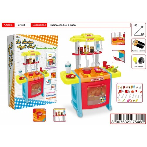 Cucina giocattolo con luci - cucina,