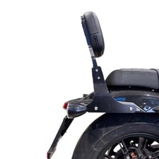 Schienalino alto nero per Moto Morini Calibro completo di tutto per il montaggio