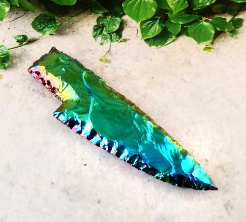 Coltello cristallo quarzo - cristallo, aura