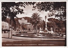 FRASCATI - ROMA - PIAZZA ROMA - VILLA ALDOBRANDINI - MONUMENTO AI CADUTI -93801-