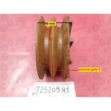 Puleggia a due gole dinamo