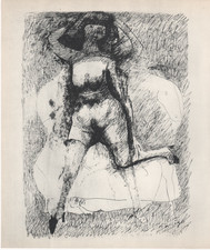 Marino Marini - Donna seduta - Litografia 