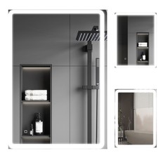 HOMCOM Specchiera Bagno Touch