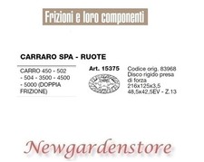 Disco frizione 15375 trattore