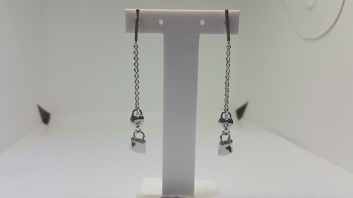Orecchini pendenti con cuori - cuori, e