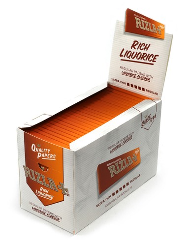 Box rizla liquorice regular - box,