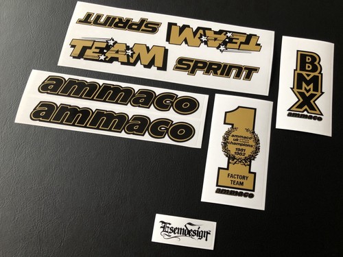 Ammaco team sprint bmx decal - ammaco,