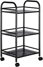 Carrello Portaoggetti in Metallo per Bagno Cucina Parrucchiere O Estetista 4 Ruo