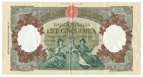 5000 lire capranesi - lire,