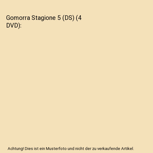 Gomorra stagione 4 - 5, (ds)