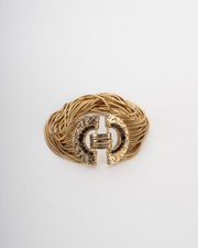 Bracciale donna dorato oro 14K stile vintage Liberty braccialetto polsino regalo