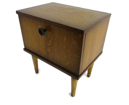 Comodino vintage funky legno